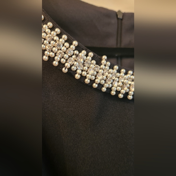 Festive,  Sexy, Lil Black Dress by Connected Apparel, Sz 12 - Picture 14 of 16